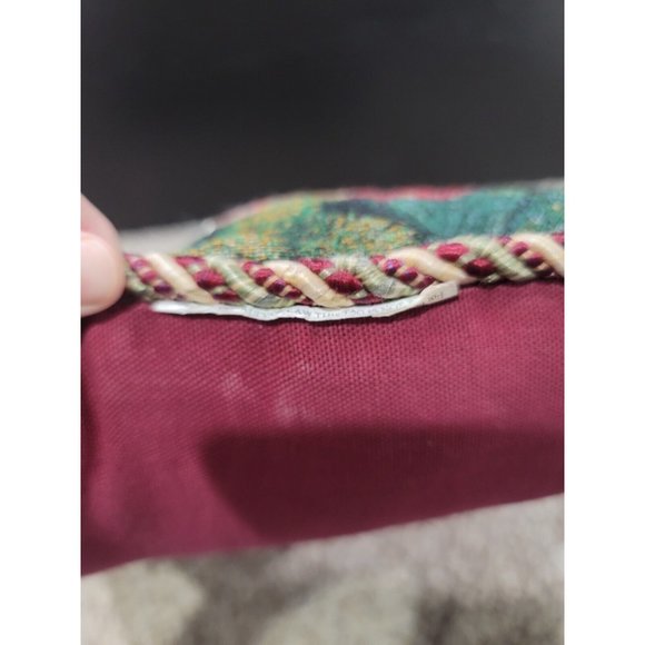 VINTAGE LAB PUPPIES DOG CHRISTMAS TAPESTRY PILLOW BY MIA LANE. PRESENTS 14" . - Picture 8 of 11